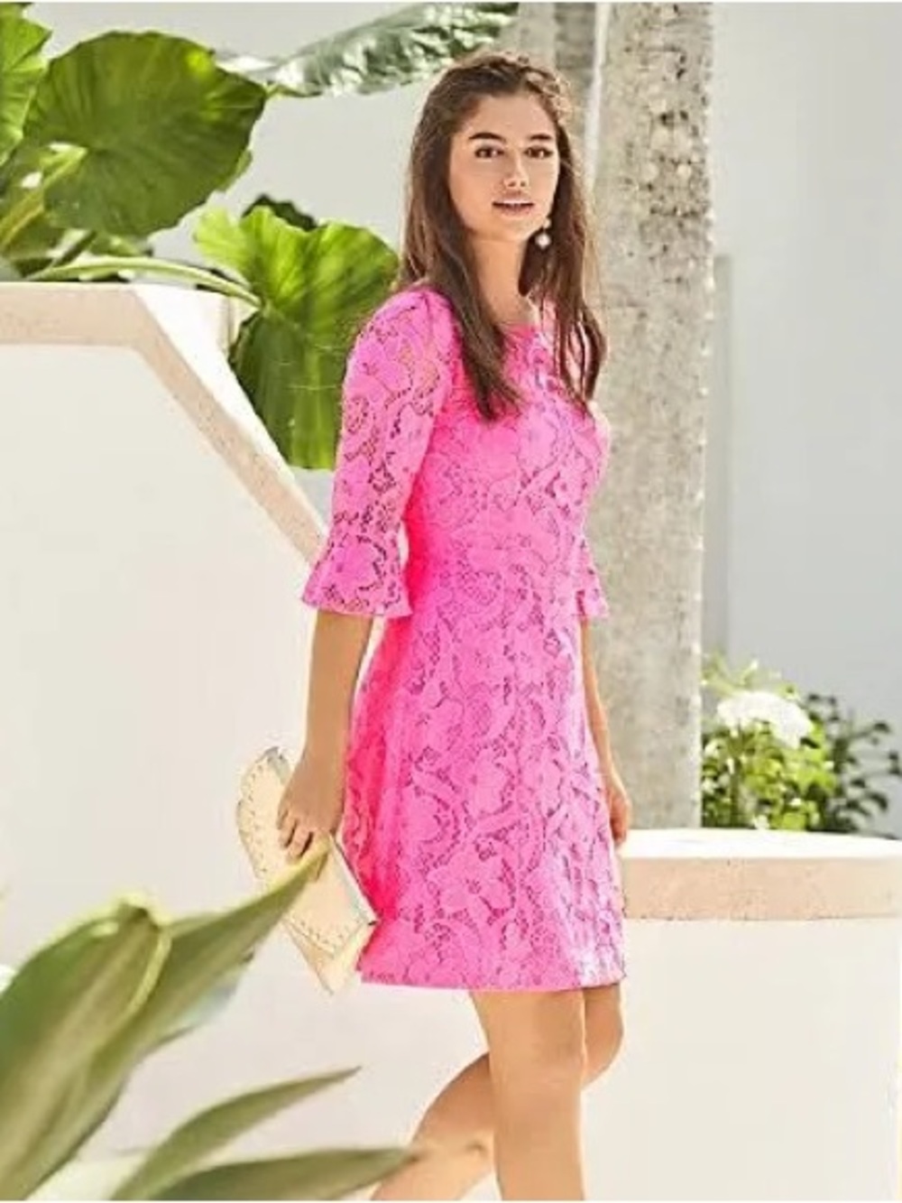 Lilly Pulitzer ALLYSON Pink Lace dress